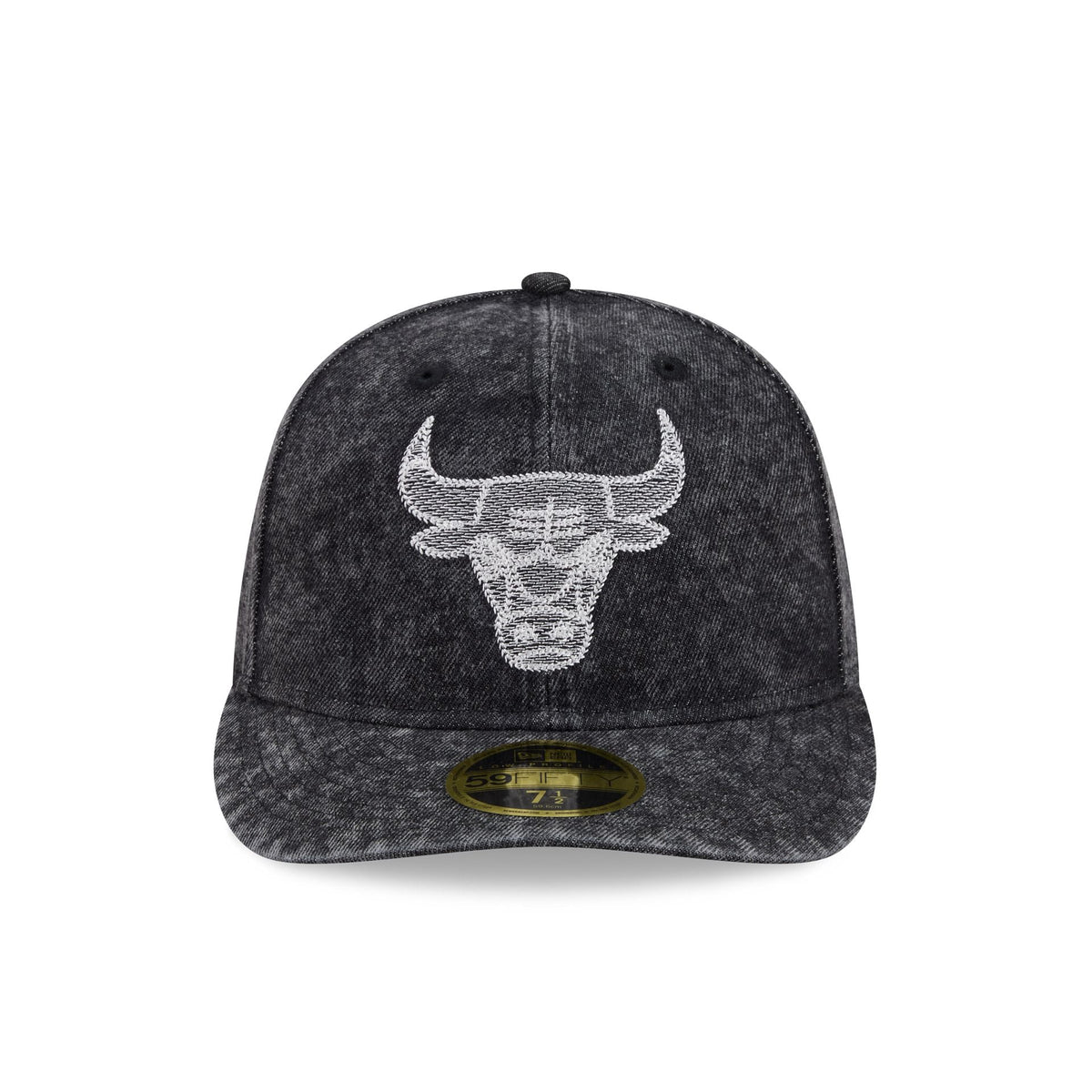 Chicago Bulls Black Denim Low Profile 59FIFTY Fitted Hat - Image 2