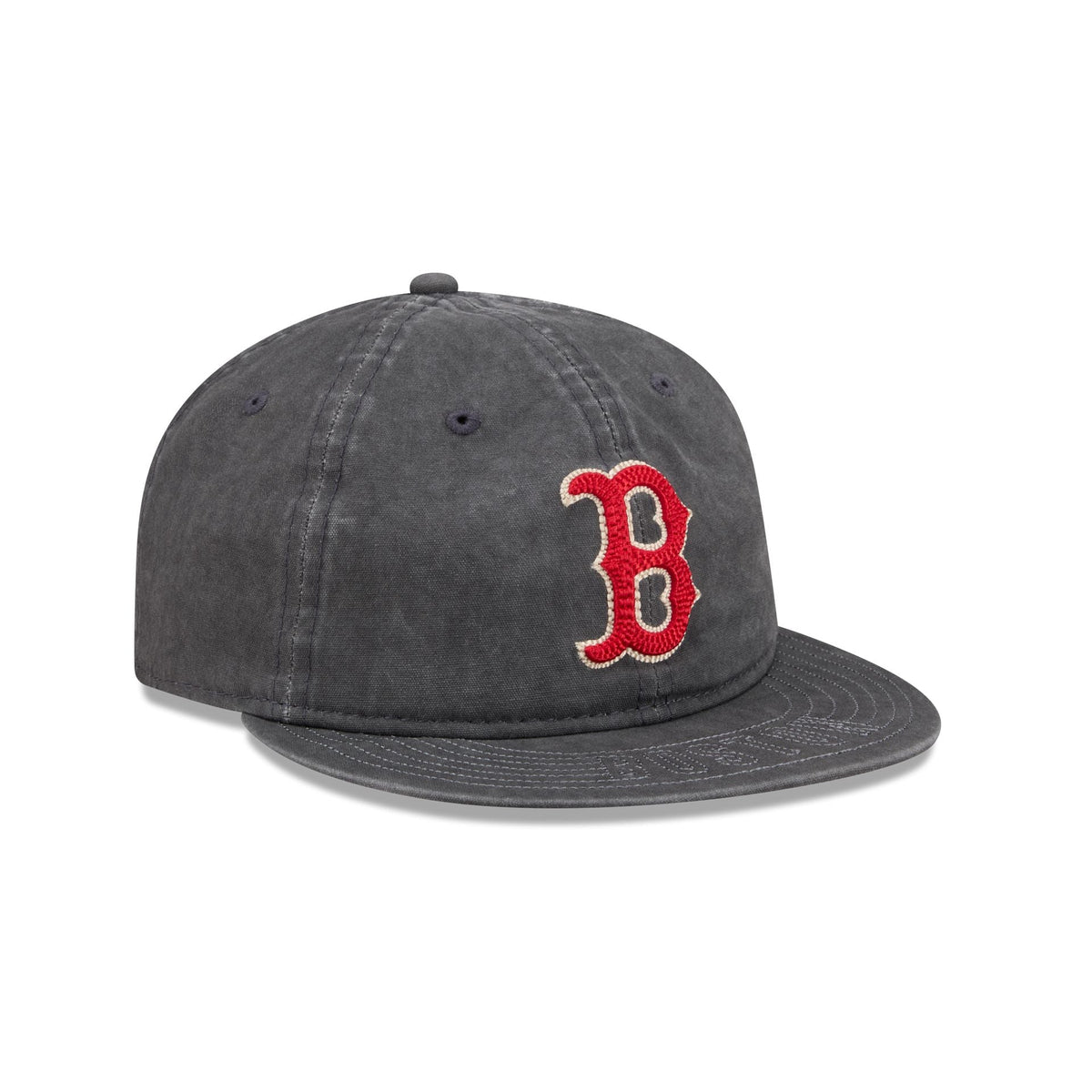 Boston Red Sox Visor Stitch Retro Crown 59FIFTY Fitted Hat - Image 3