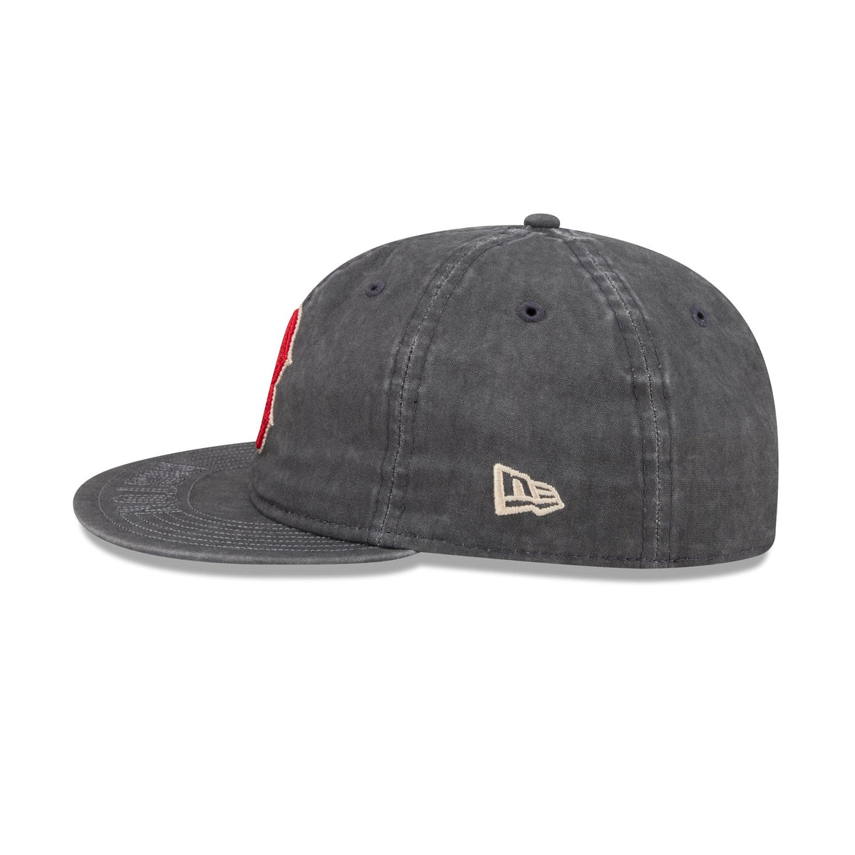 Boston Red Sox Visor Stitch Retro Crown 59FIFTY Fitted Hat - Image 4