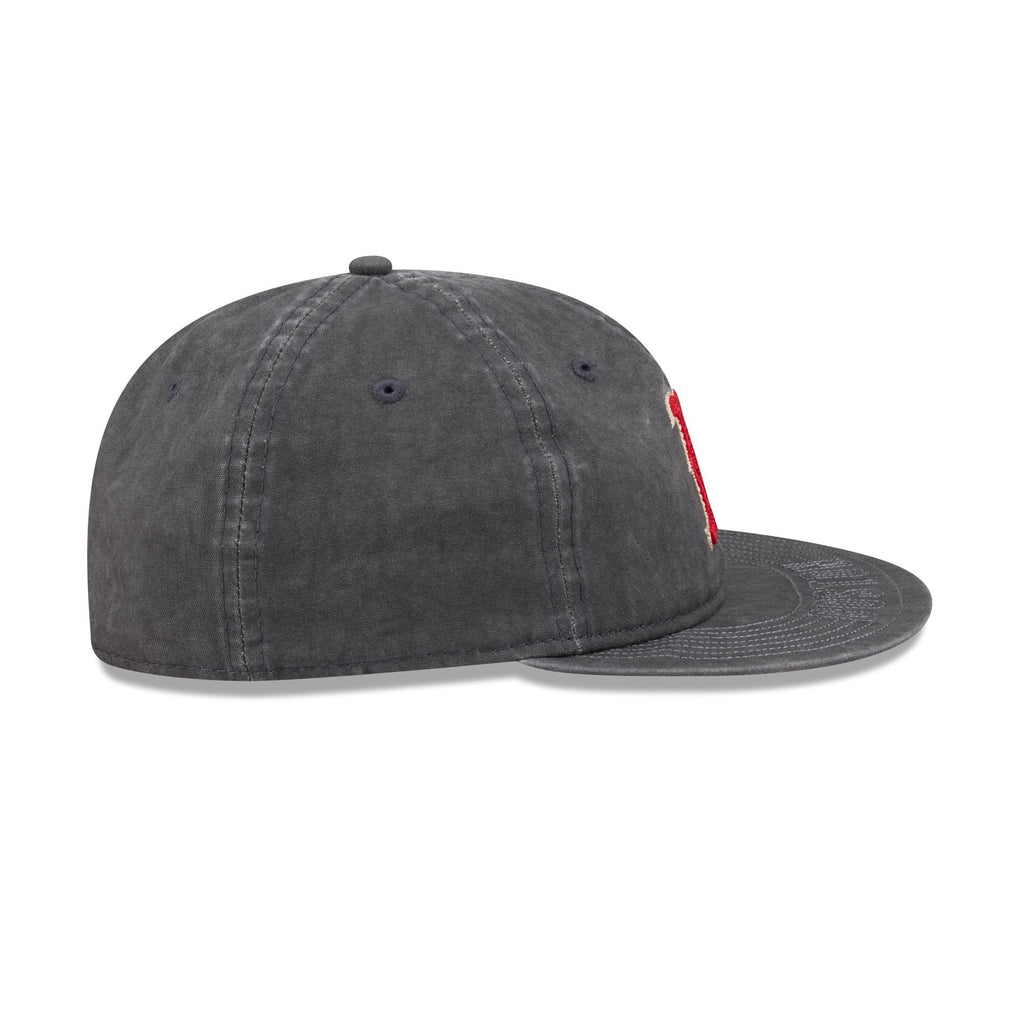 Boston Red Sox Visor Stitch Retro Crown 59FIFTY Fitted Hat - Image 5