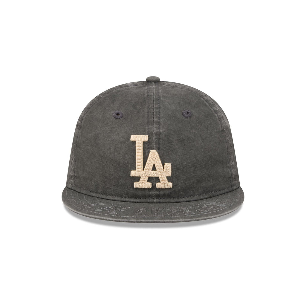 Los Angeles Dodgers Visor Stitch Retro Crown 59FIFTY Fitted Hat - Image 2