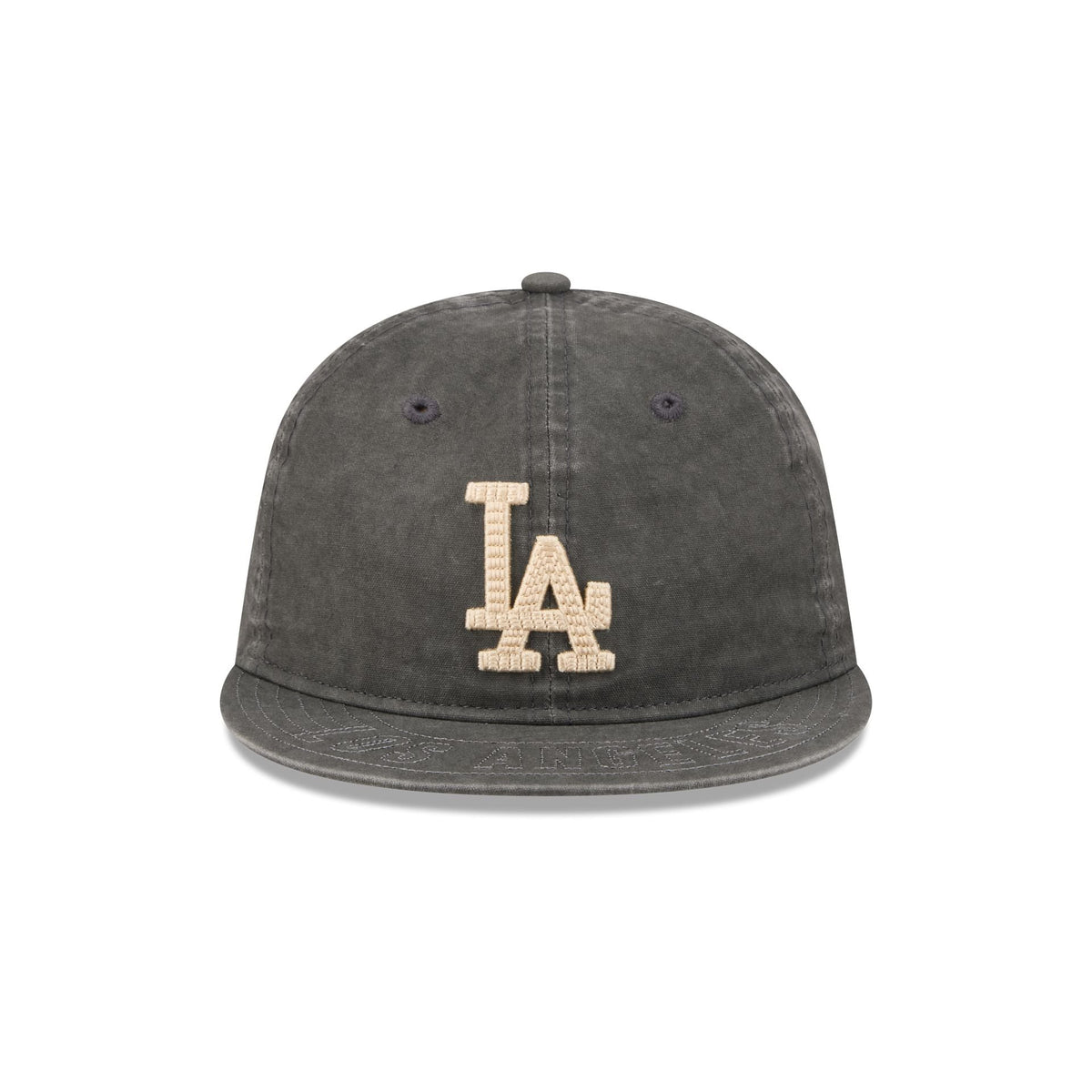 Los Angeles Dodgers Visor Stitch Retro Crown 59FIFTY Fitted Hat - Image 2
