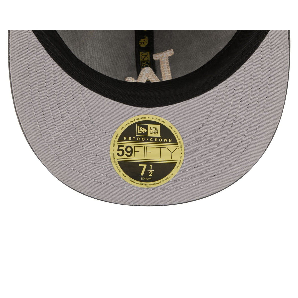 Los Angeles Dodgers Visor Stitch Retro Crown 59FIFTY Fitted Hat - Image 7