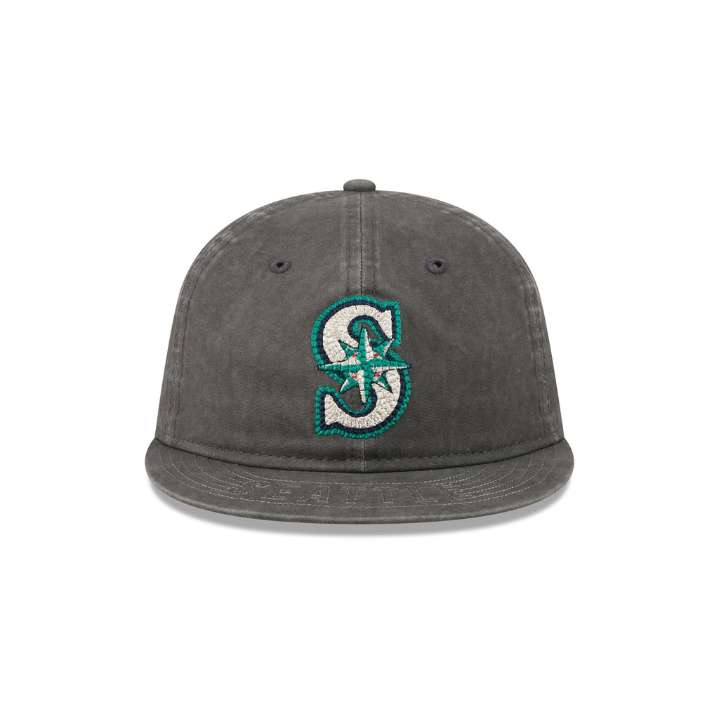 Seattle Mariners Visor Stitch Retro Crown 59FIFTY Fitted Hat - Image 2