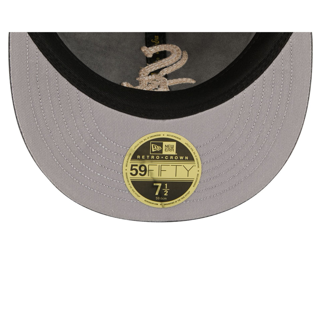 Chicago White Sox Visor Stitch Retro Crown 59FIFTY Fitted Hat - Image 7