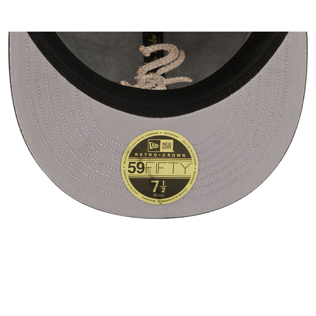 Chicago White Sox Visor Stitch Retro Crown 59FIFTY Fitted Hat - Image 7