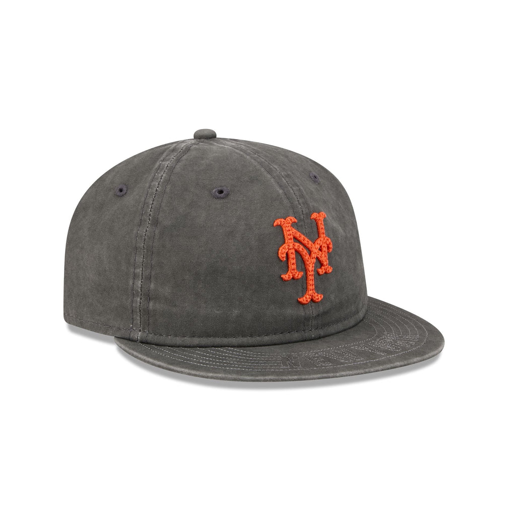 New York Mets Visor Stitch Retro Crown 59FIFTY Fitted Hat - Image 3