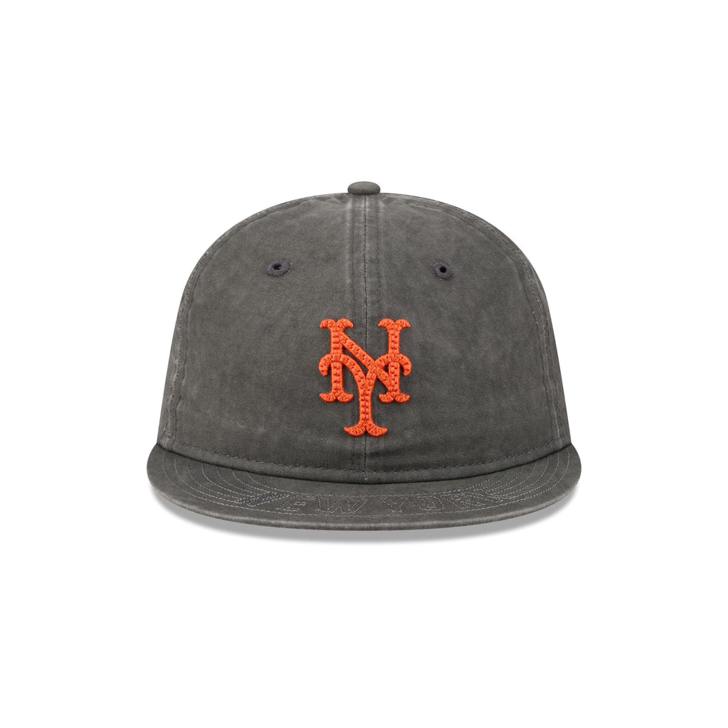 New York Mets Visor Stitch Retro Crown 59FIFTY Fitted Hat - Image 2