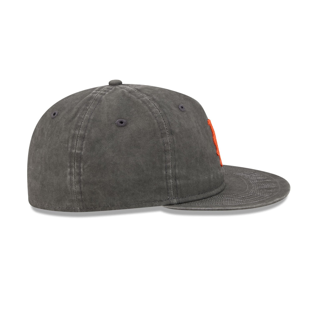 New York Mets Visor Stitch Retro Crown 59FIFTY Fitted Hat - Image 5