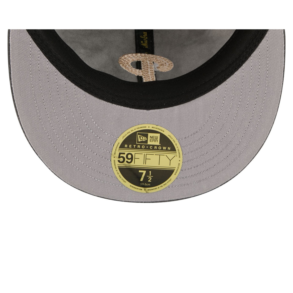 Philadelphia Phillies Visor Stitch Retro Crown 59FIFTY Fitted Hat - Image 7