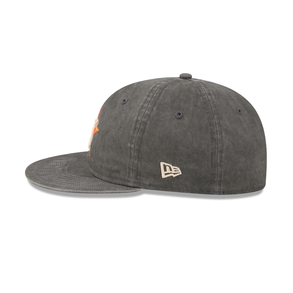 Houston Astros Visor Stitch Retro Crown 59FIFTY Fitted Hat - Image 4