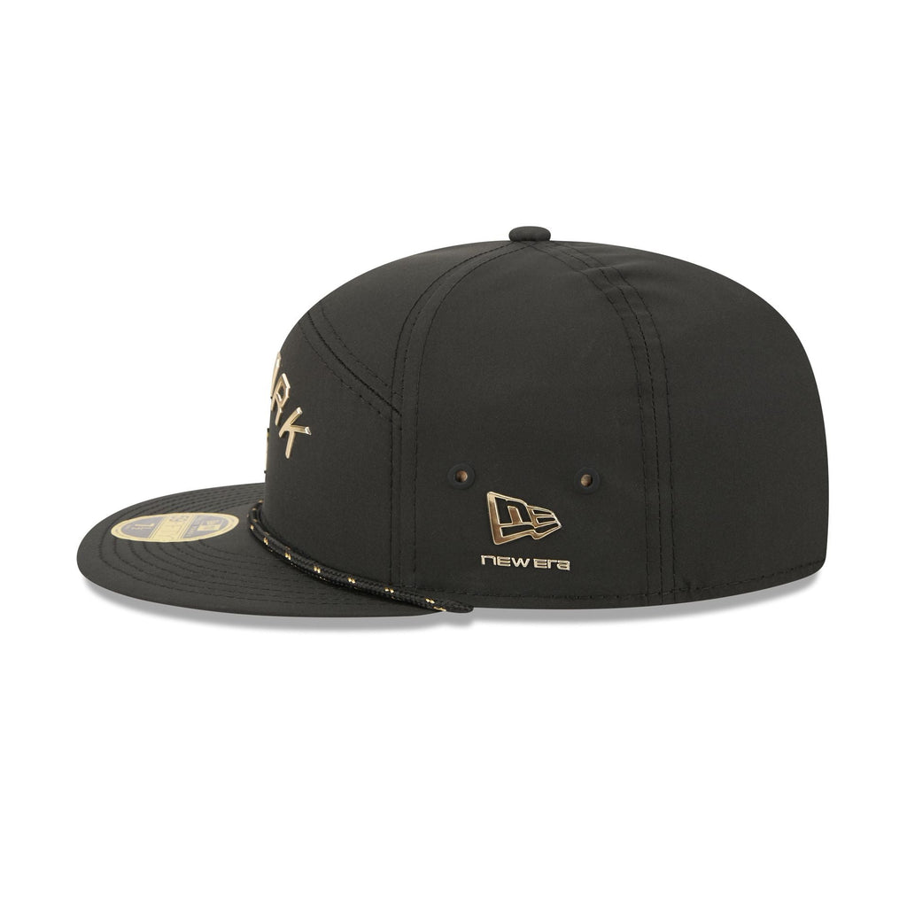 New York Yankees Gold Logo Rope Split Panel 59FIFTY Fitted Hat - Image 4