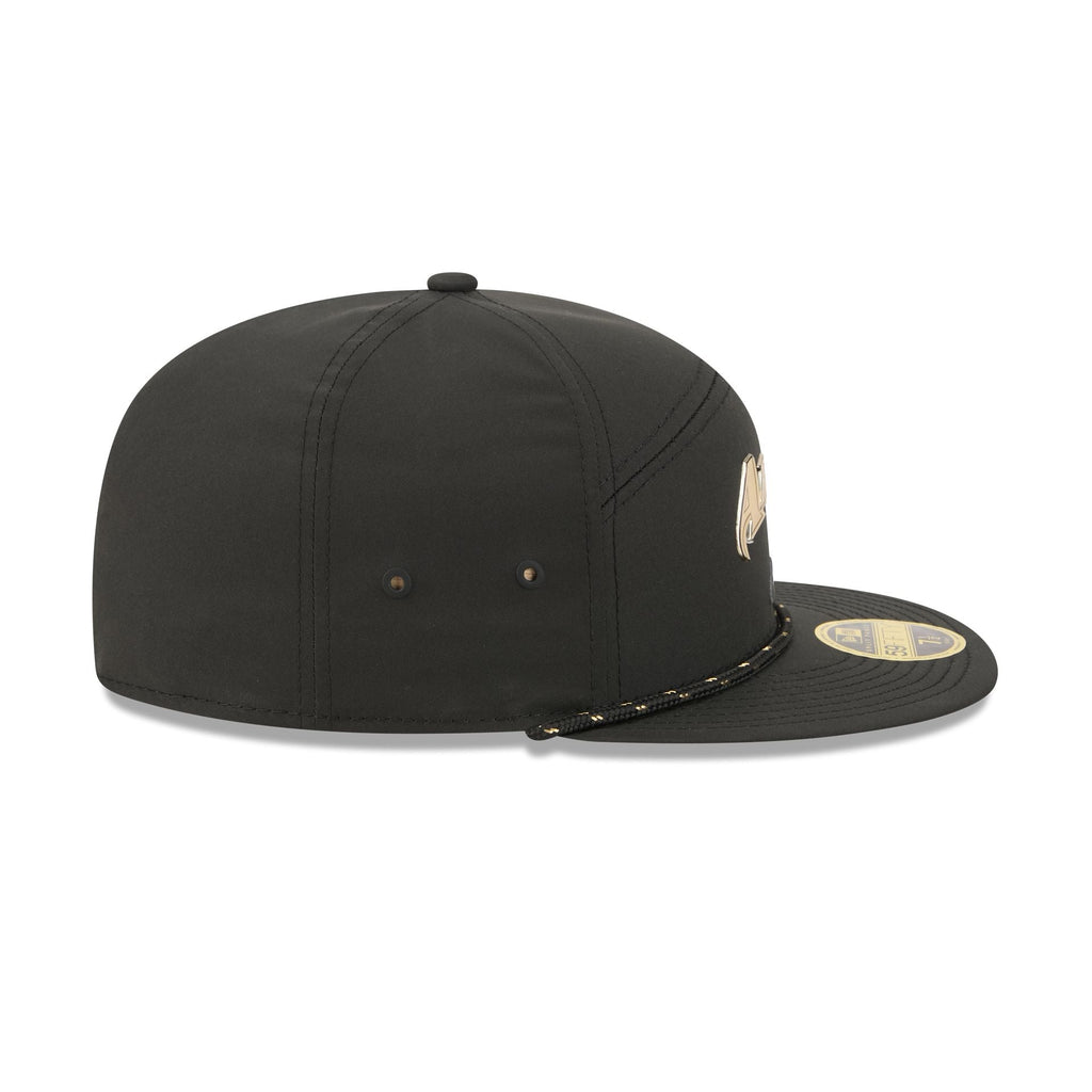 Arizona Diamondbacks Gold Logo Rope Split Panel 59FIFTY Fitted Hat - Image 5