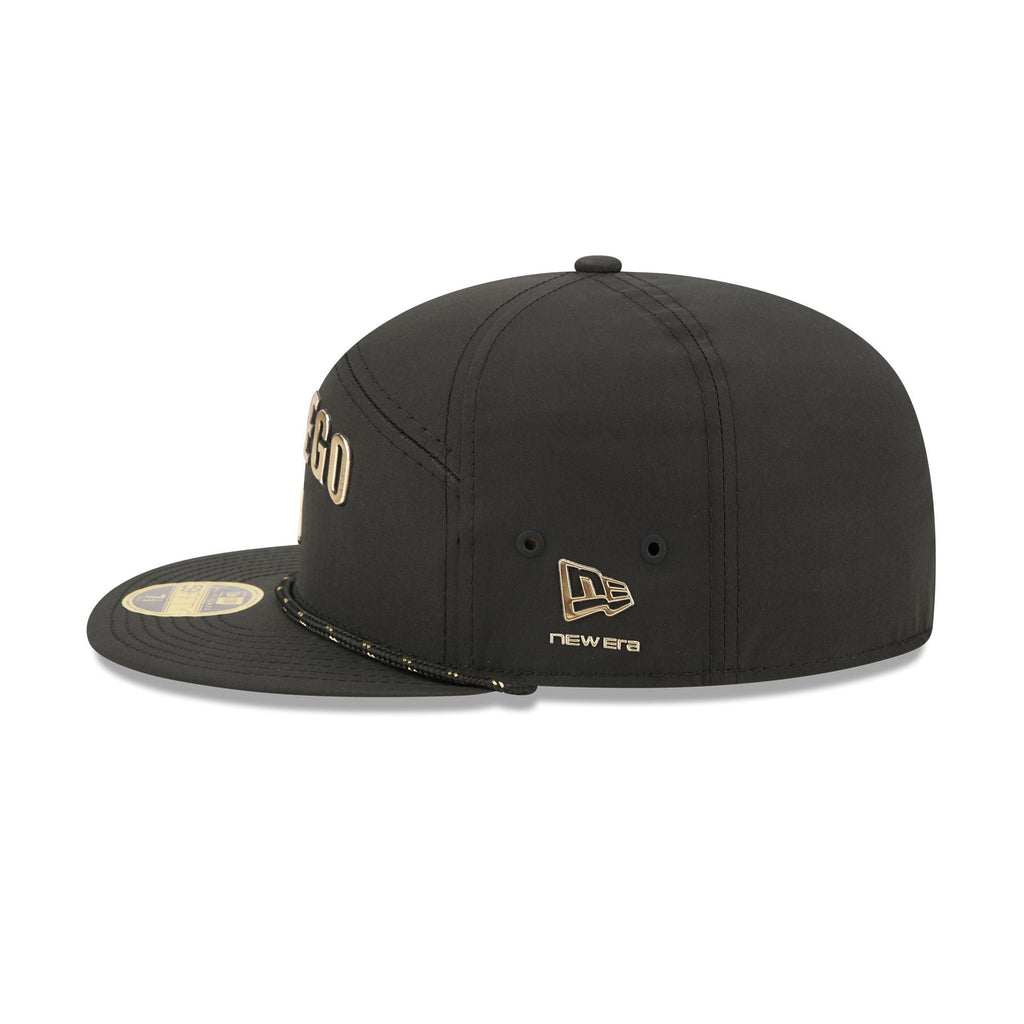 San Diego Padres Gold Logo Rope Split Panel 59FIFTY Fitted Hat - Image 4
