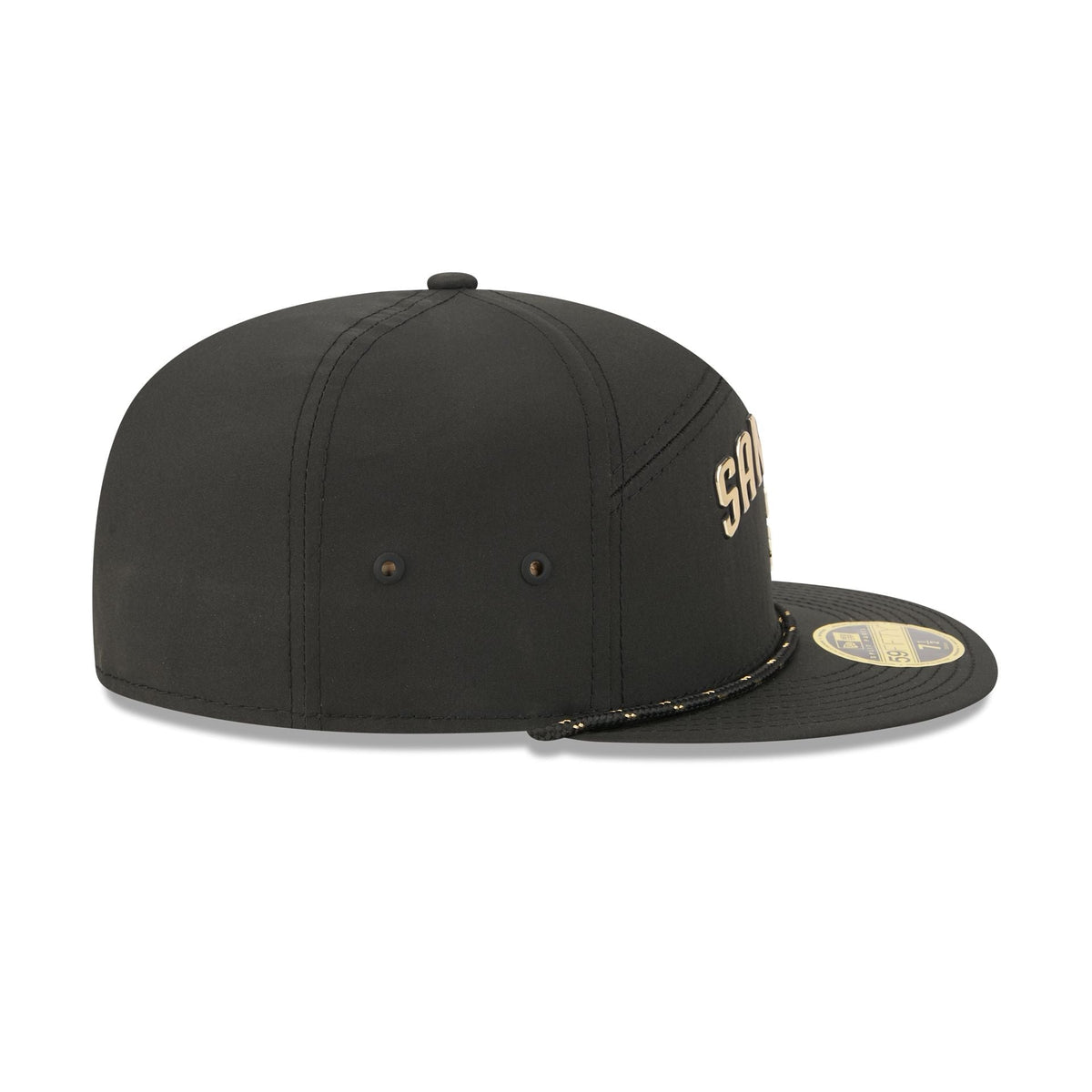 San Diego Padres Gold Logo Rope Split Panel 59FIFTY Fitted Hat - Image 5