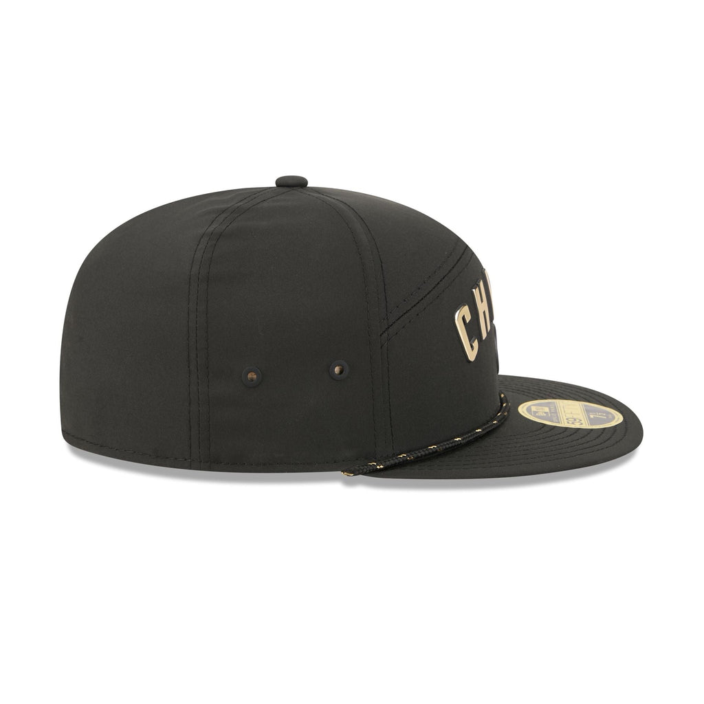 Chicago Cubs Gold Logo Rope Split Panel 59FIFTY Fitted Hat - Image 5