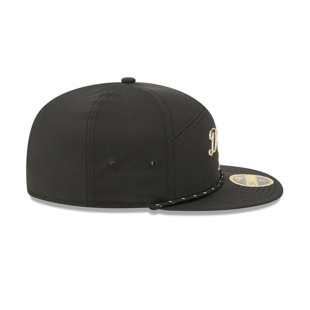 Detroit Tigers Gold Logo Rope Split Panel 59FIFTY Fitted Hat - Image 5