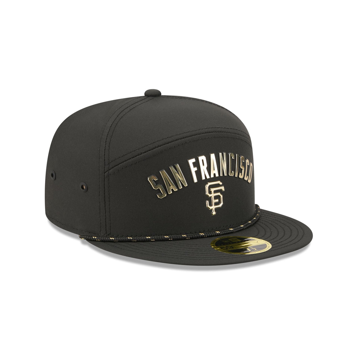 San Francisco Giants Gold Logo Rope Split Panel 59FIFTY Fitted Hat - Image 3