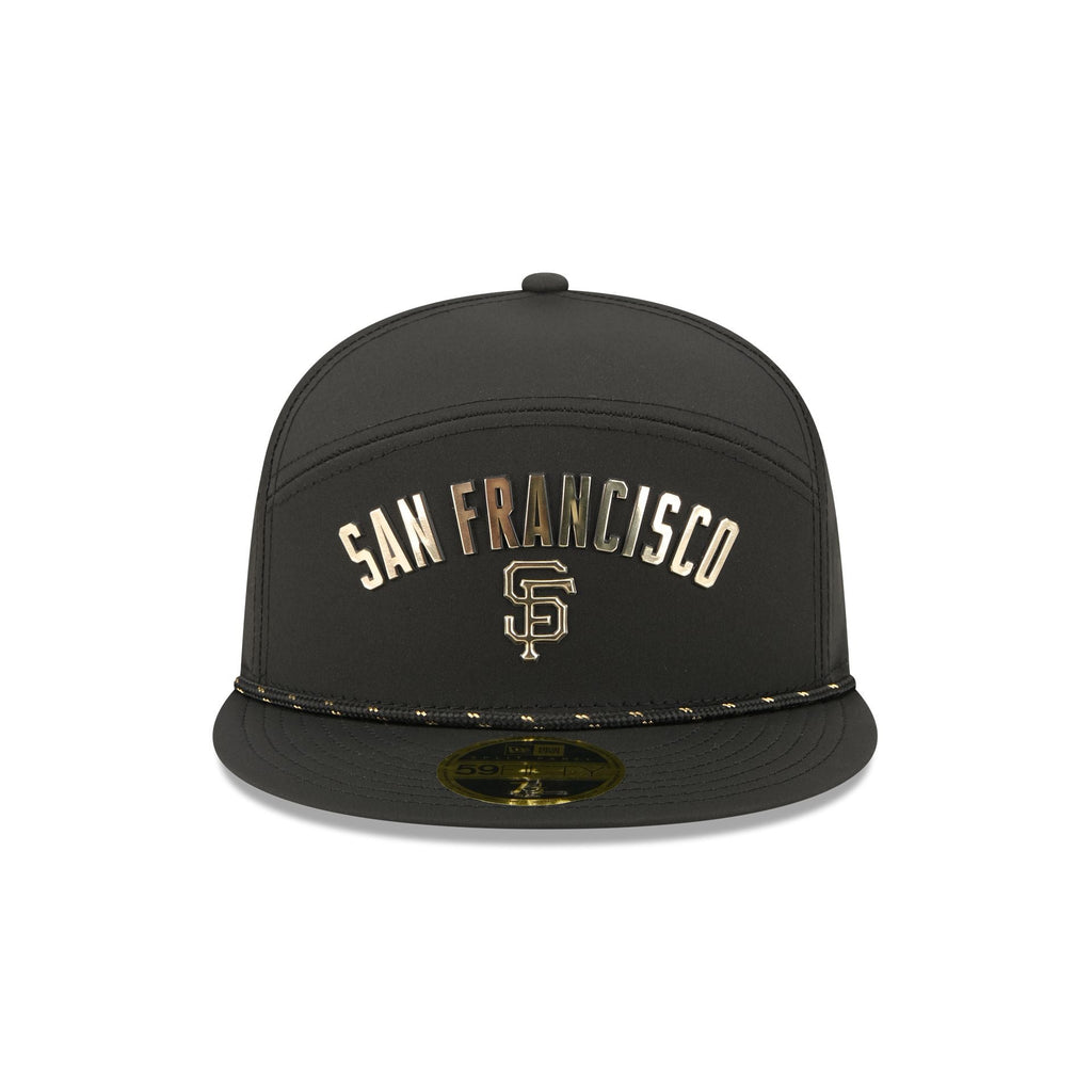 San Francisco Giants Gold Logo Rope Split Panel 59FIFTY Fitted Hat - Image 2