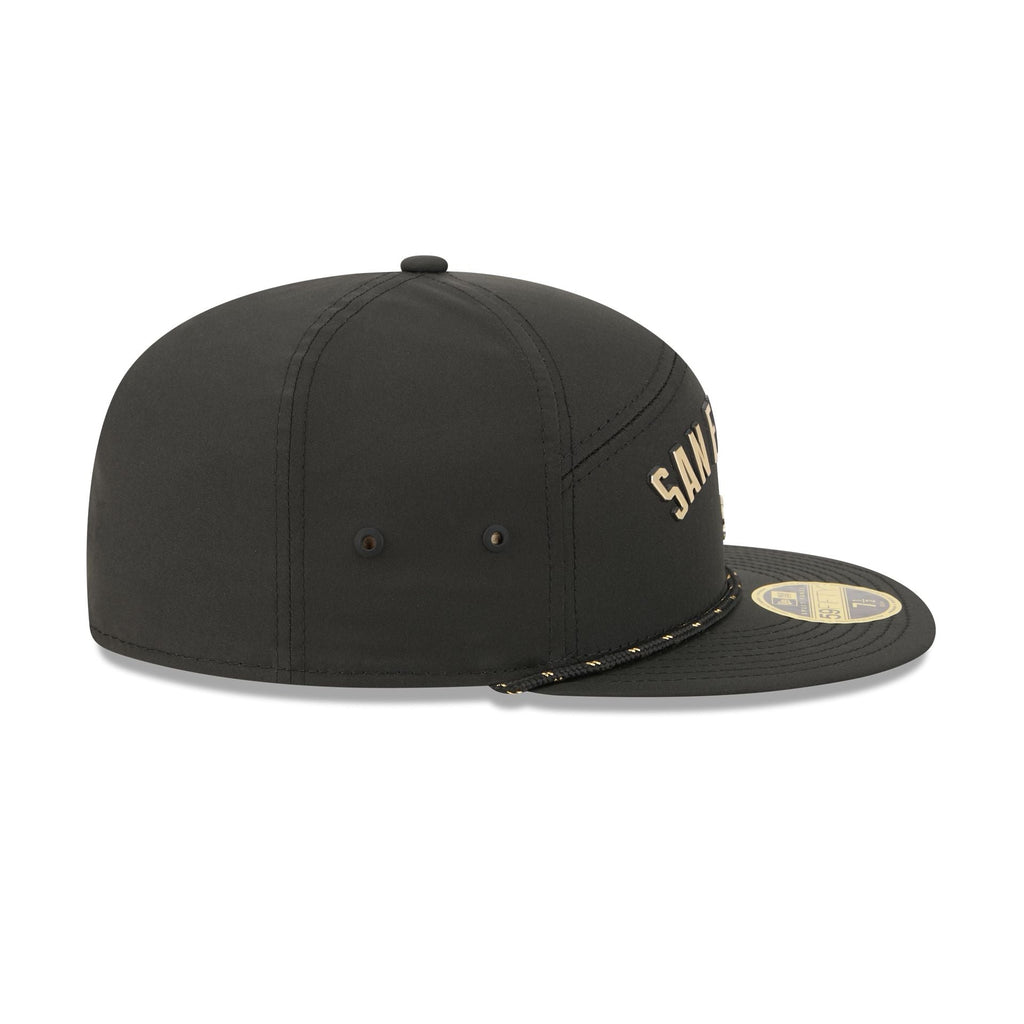 San Francisco Giants Gold Logo Rope Split Panel 59FIFTY Fitted Hat - Image 5