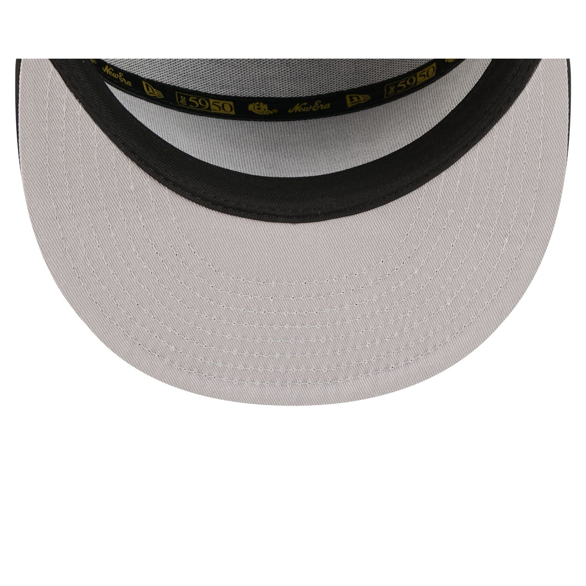 New York Mets Gold Logo Rope Split Panel 59FIFTY Fitted Hat - Image 7