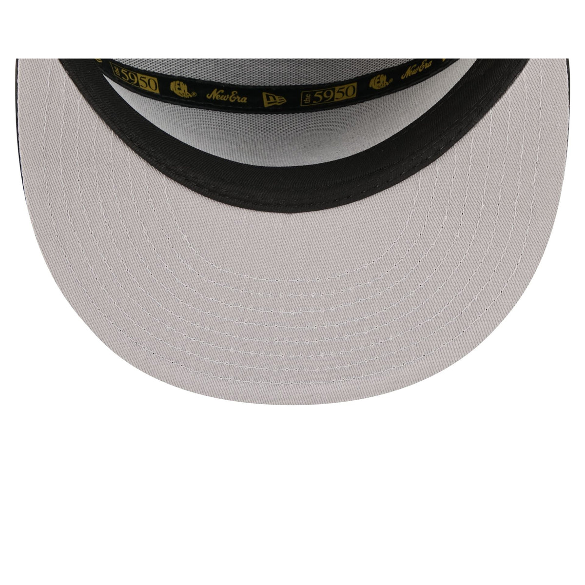 Los Angeles Dodgers Gold Logo Rope Split Panel 59FIFTY Fitted Hat - Image 7