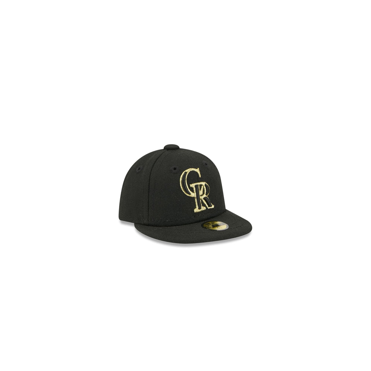 Colorado Rockies Gold Logo Mini 59FIFTY Fitted Hat - Image 3