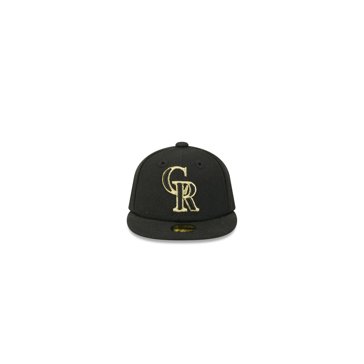 Colorado Rockies Gold Logo Mini 59FIFTY Fitted Hat - Image 2