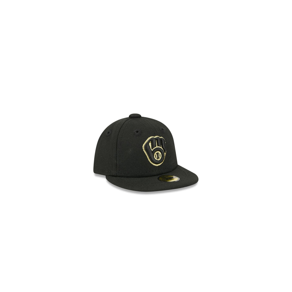 Milwaukee Brewers Gold Logo Mini 59FIFTY Fitted Hat - Image 3