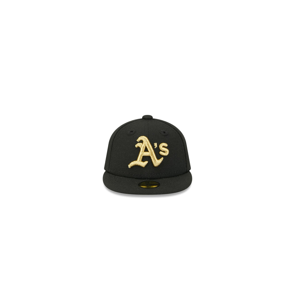 Athletics Gold Logo Mini 59FIFTY Fitted Hat - Image 2