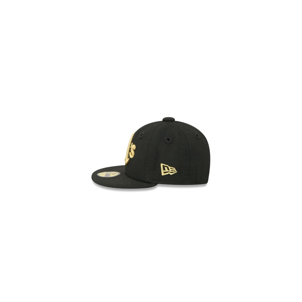 Athletics Gold Logo Mini 59FIFTY Fitted Hat - Image 4