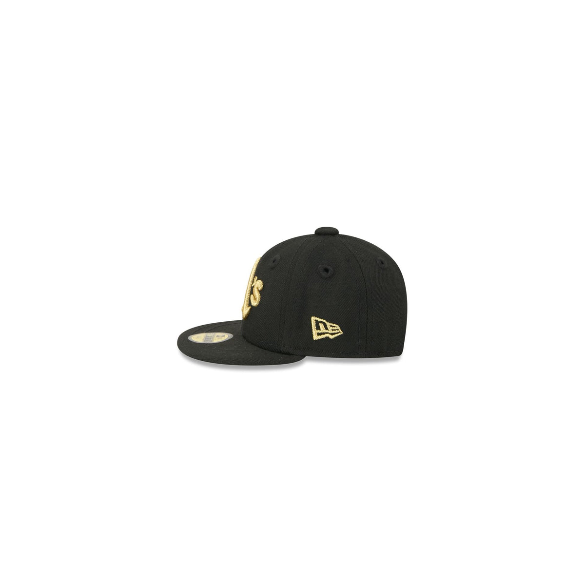 Athletics Gold Logo Mini 59FIFTY Fitted Hat - Image 4