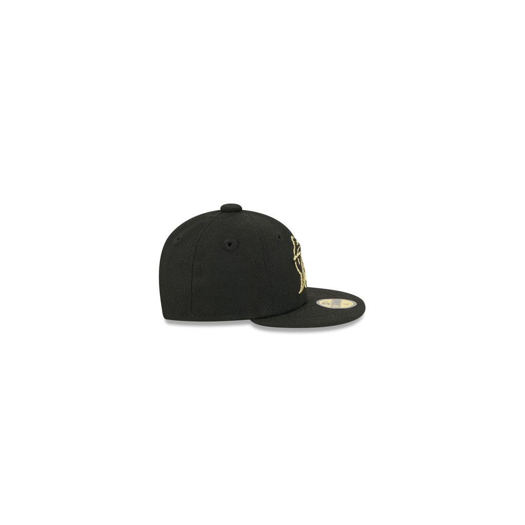 Miami Marlins Gold Logo Mini 59FIFTY Fitted Hat - Image 5