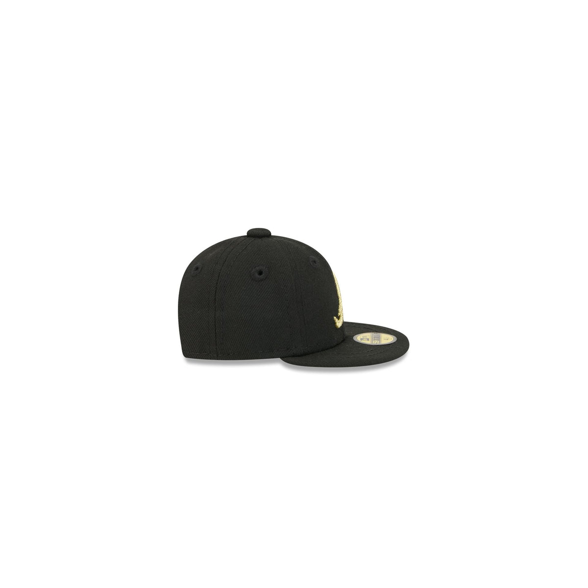 Atlanta Braves Gold Logo Mini 59FIFTY Fitted Hat - Image 5