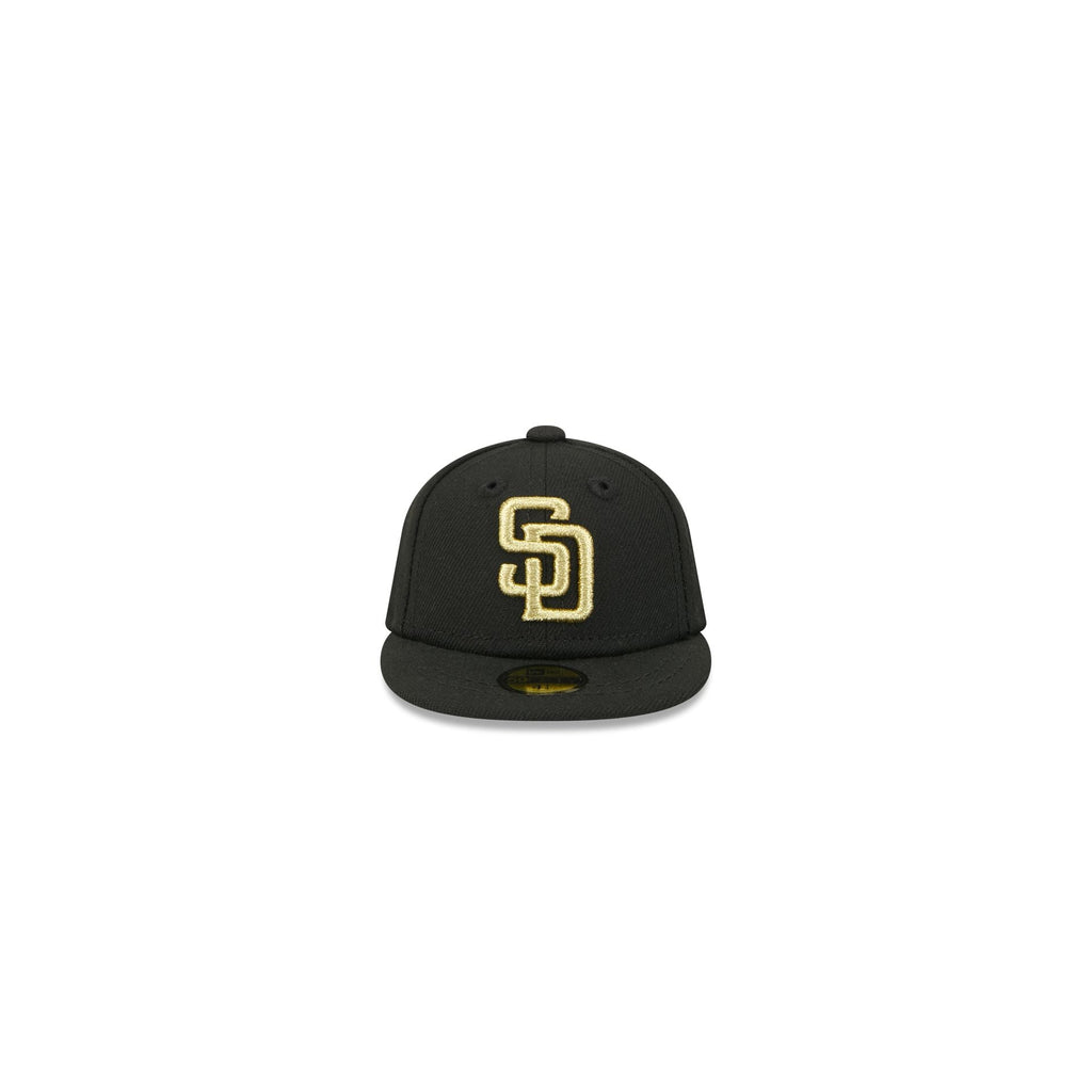 San Diego Padres Gold Logo Mini 59FIFTY Fitted Hat - Image 2