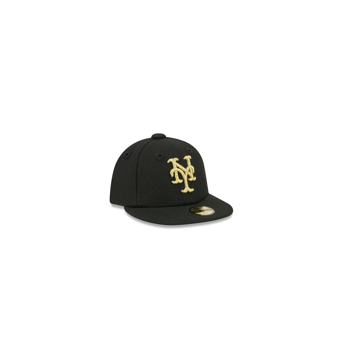 New York Mets Gold Logo Mini 59FIFTY Fitted Hat - Image 3