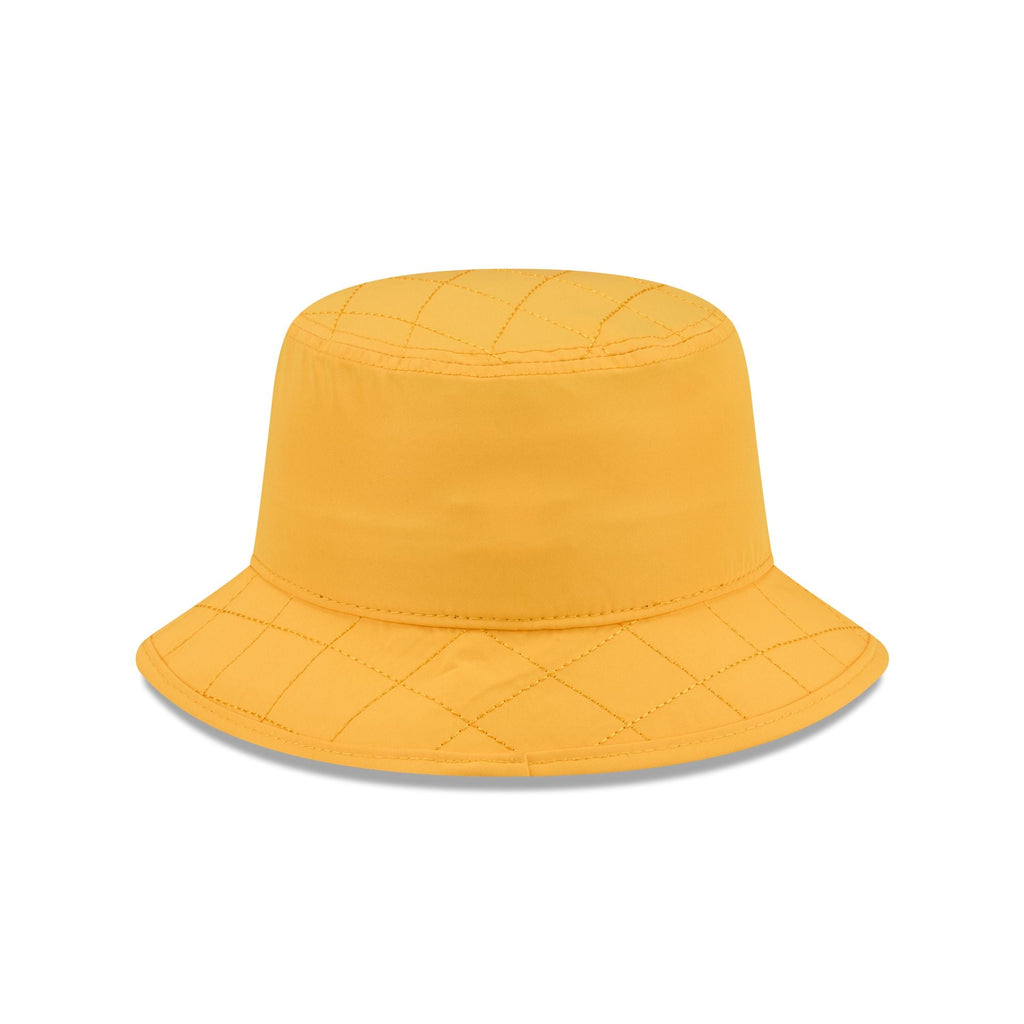 New Era Cap Gold Quilted Bucket Hat - Image 6