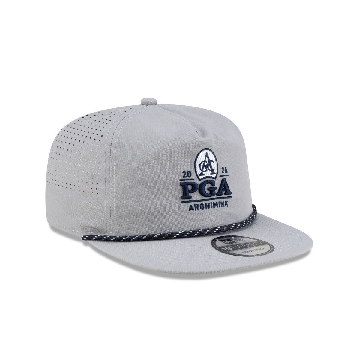 2026 PGA Championship Aronimink Performance Gray 19TWENTY Adjustable Hat - Image 3