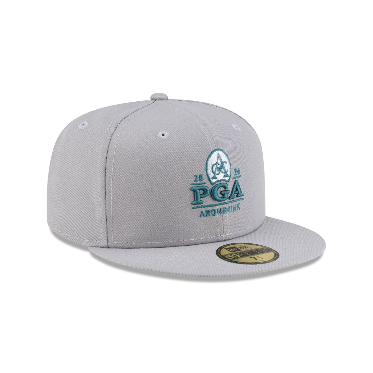 2026 PGA Championship Aronimink Gray 59FIFTY Fitted Hat - Image 3