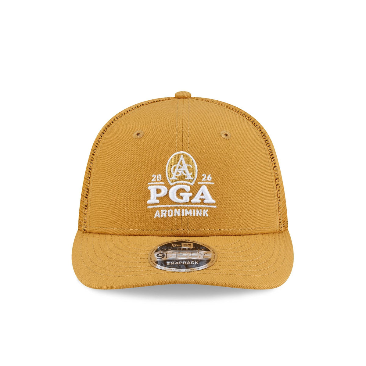 2026 PGA Championship Aronimink Ochre Low Profile 9FIFTY Trucker Hat - Image 2