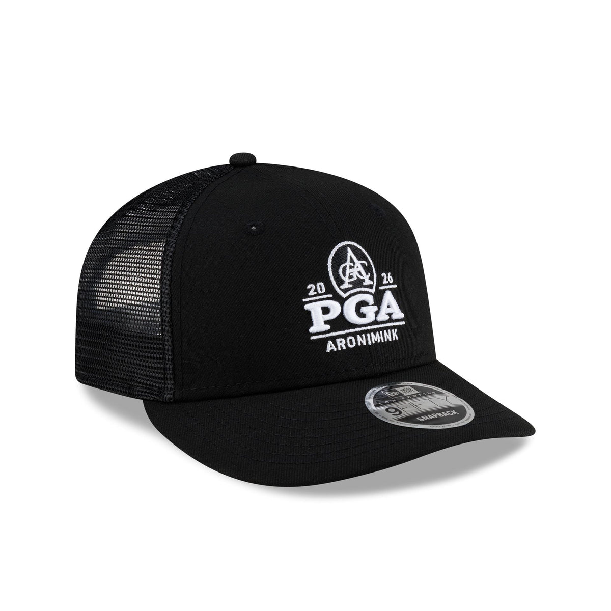 2026 PGA Championship Aronimink Black Low Profile 9FIFTY Trucker Hat - Image 3