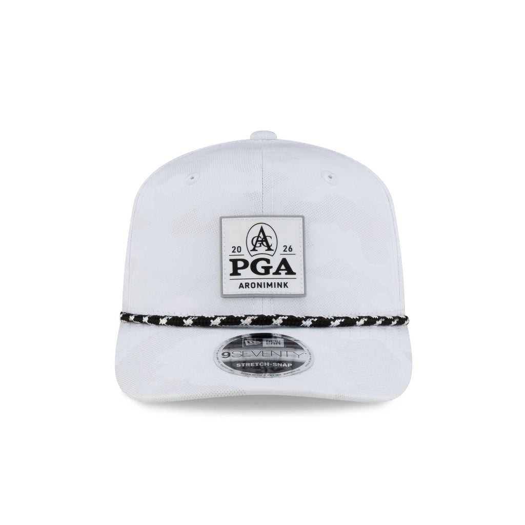2026 PGA Championship Aronimink Black Camo 9SEVENTY Stretch-Snap Hat - Image 2
