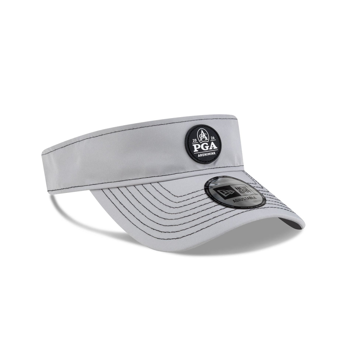 2026 PGA Championship Aronimink Gray Visor Adjustable Hat - Image 3