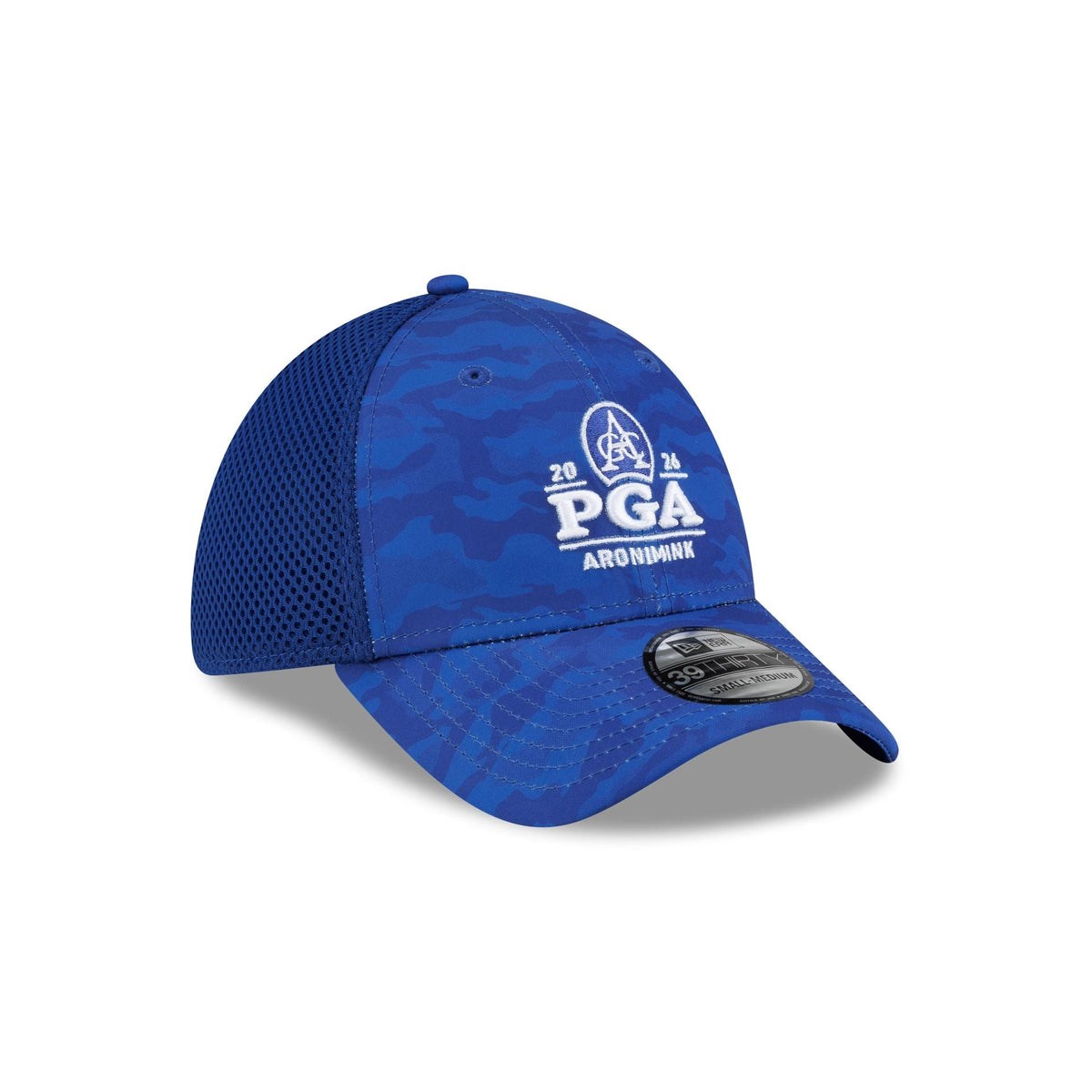 2026 PGA Championship Aronimink Neo Light Royal Camo 39THIRTY Stretch Fit Hat - Image 3