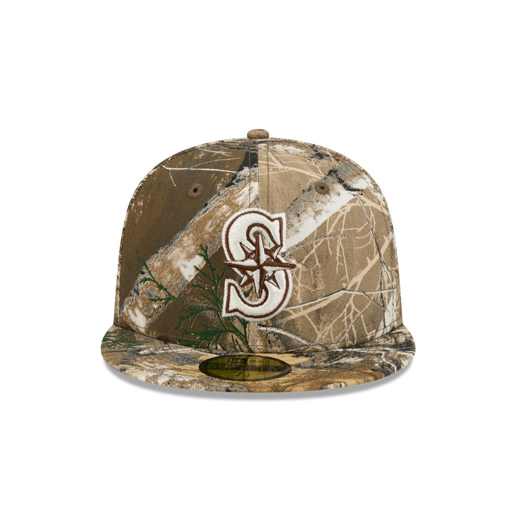 Seattle Mariners Realtree Basic 59FIFTY Fitted Hat - Image 2