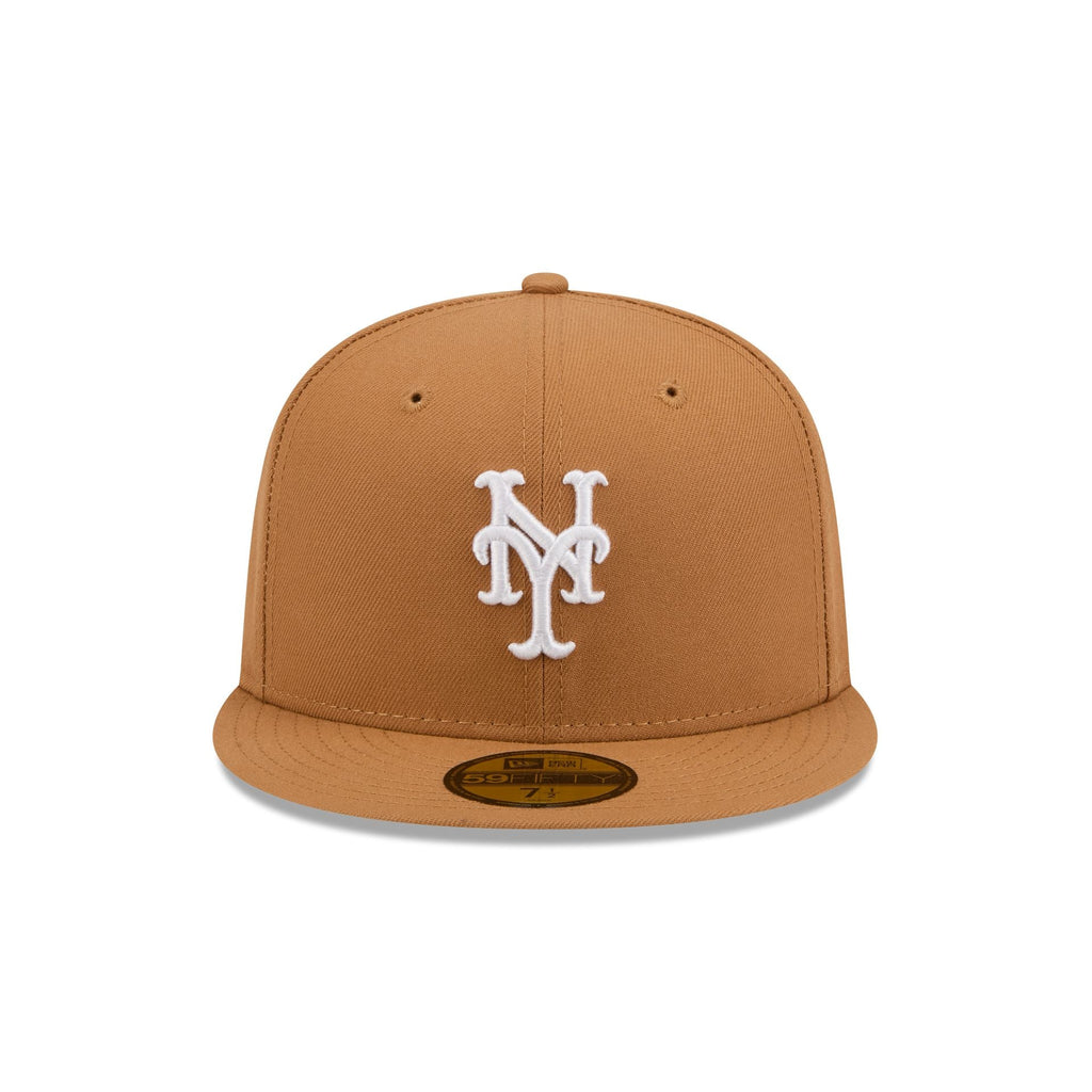 New York Mets Bronze Basic 59FIFTY Fitted Hat - Image 2