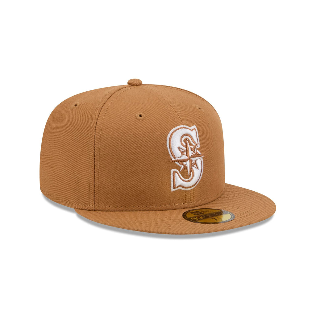 Seattle Mariners Bronze Basic 59FIFTY Fitted Hat - Image 3