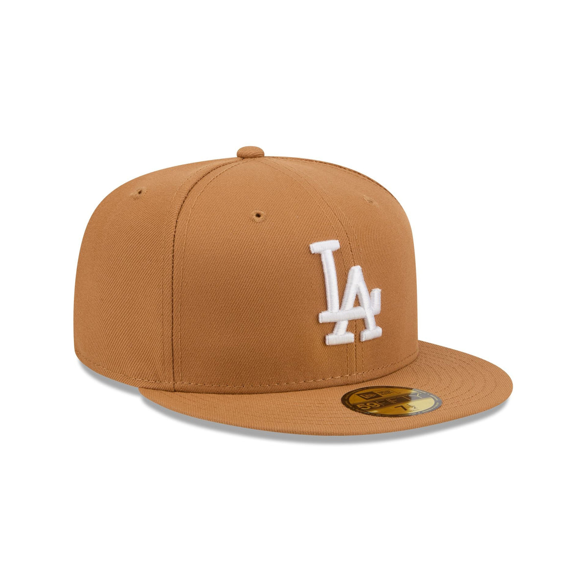 Los Angeles Dodgers Bronze Basic 59FIFTY Fitted Hat - Image 3
