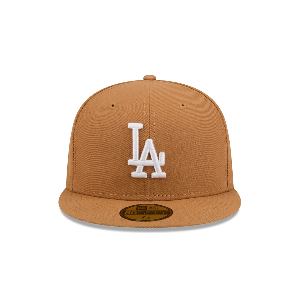 Los Angeles Dodgers Bronze Basic 59FIFTY Fitted Hat - Image 2