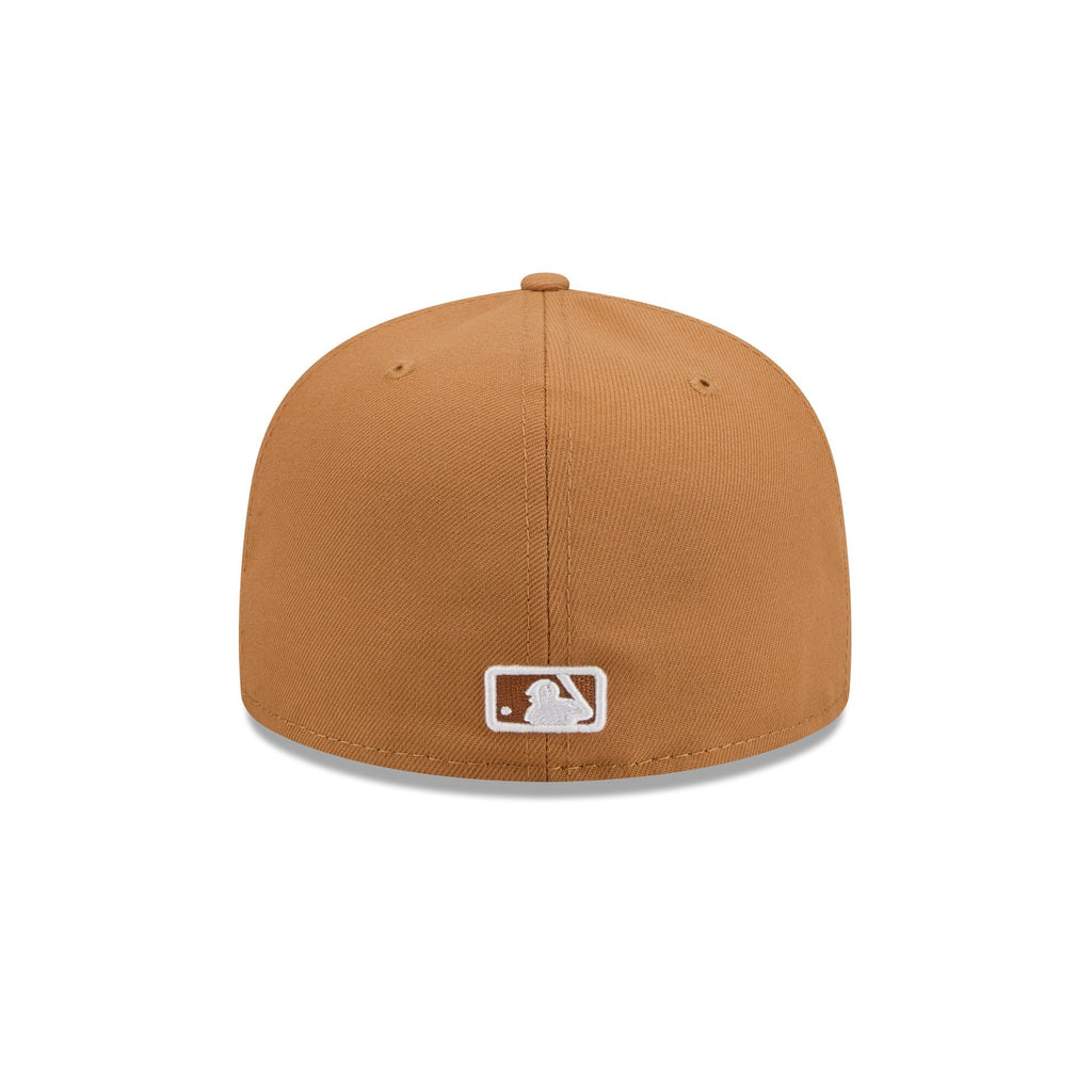 Los Angeles Dodgers Bronze Basic 59FIFTY Fitted Hat - Image 6